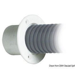 Osculati Flexibele PVC slang grijs rol per meter