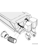 Osculati Flexibler PVC-Schlauch grau Rolle pro Meter