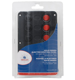 Osculati Wave electric control panel with 4 switches