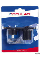 Osculati Digital voltmeter and ammeter, 12 V socket