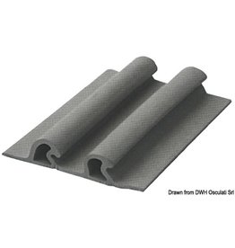Osculati EPDM double tear edge strip (per metre)
