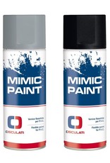 Osculati Farbsprühfarbe für PVC grau, schwarz, weiß oder elfenbeinfarben