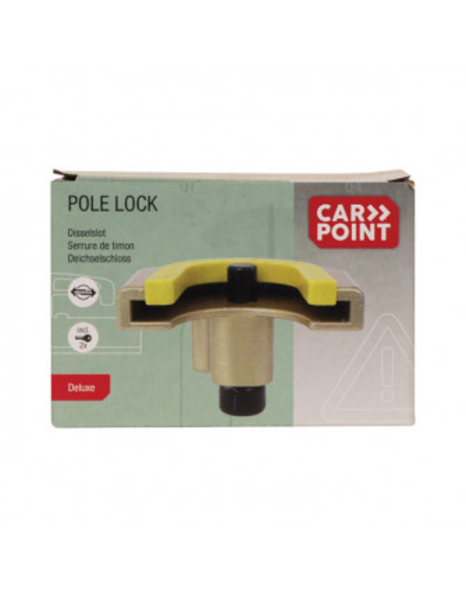 Drawbar lock for trailers fits all couplings