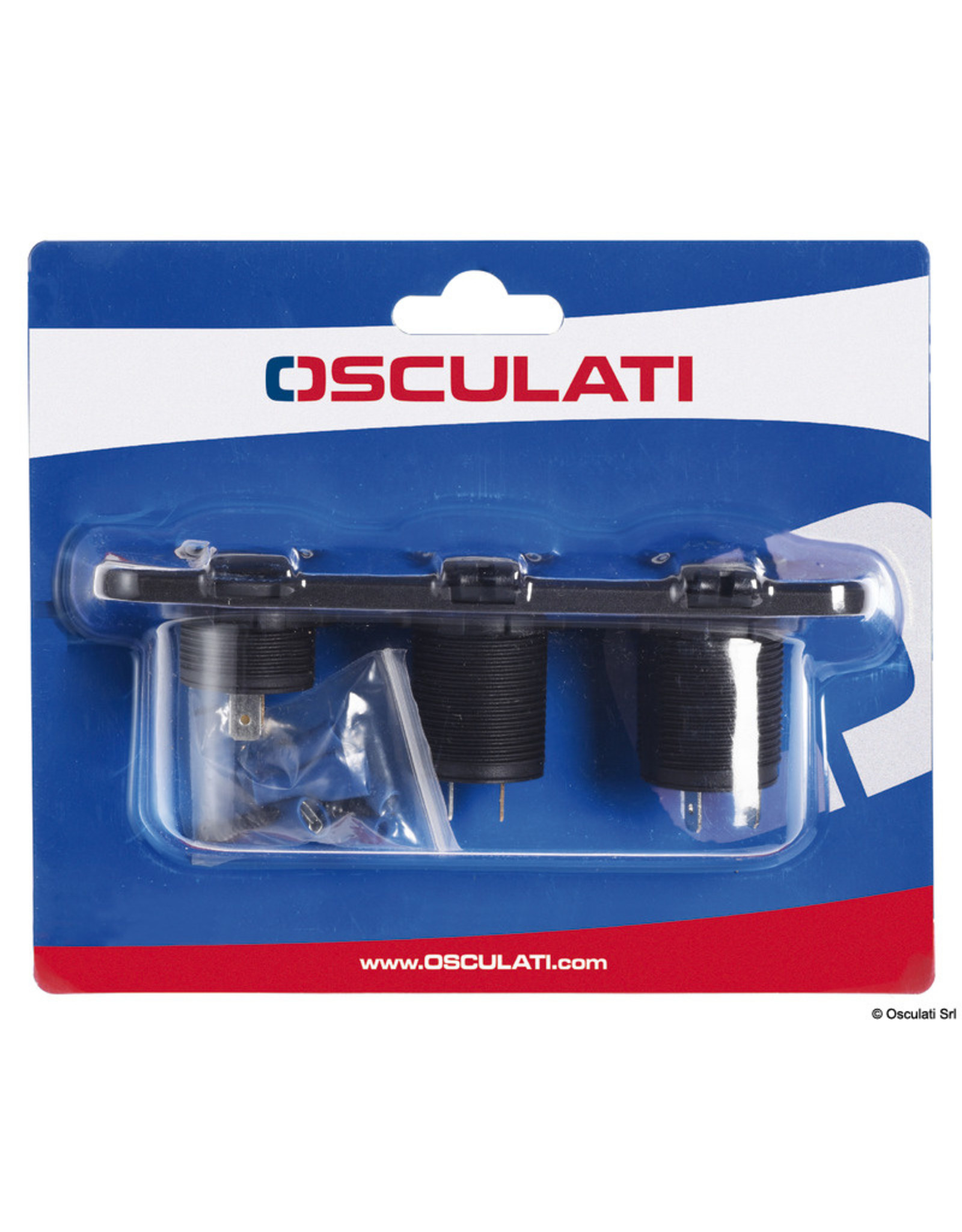 Osculati Digital voltmeter and ammeter, p. outlet 12V, USB