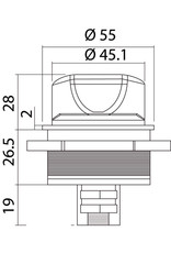 Compact battery switch 32 V DC 300 A