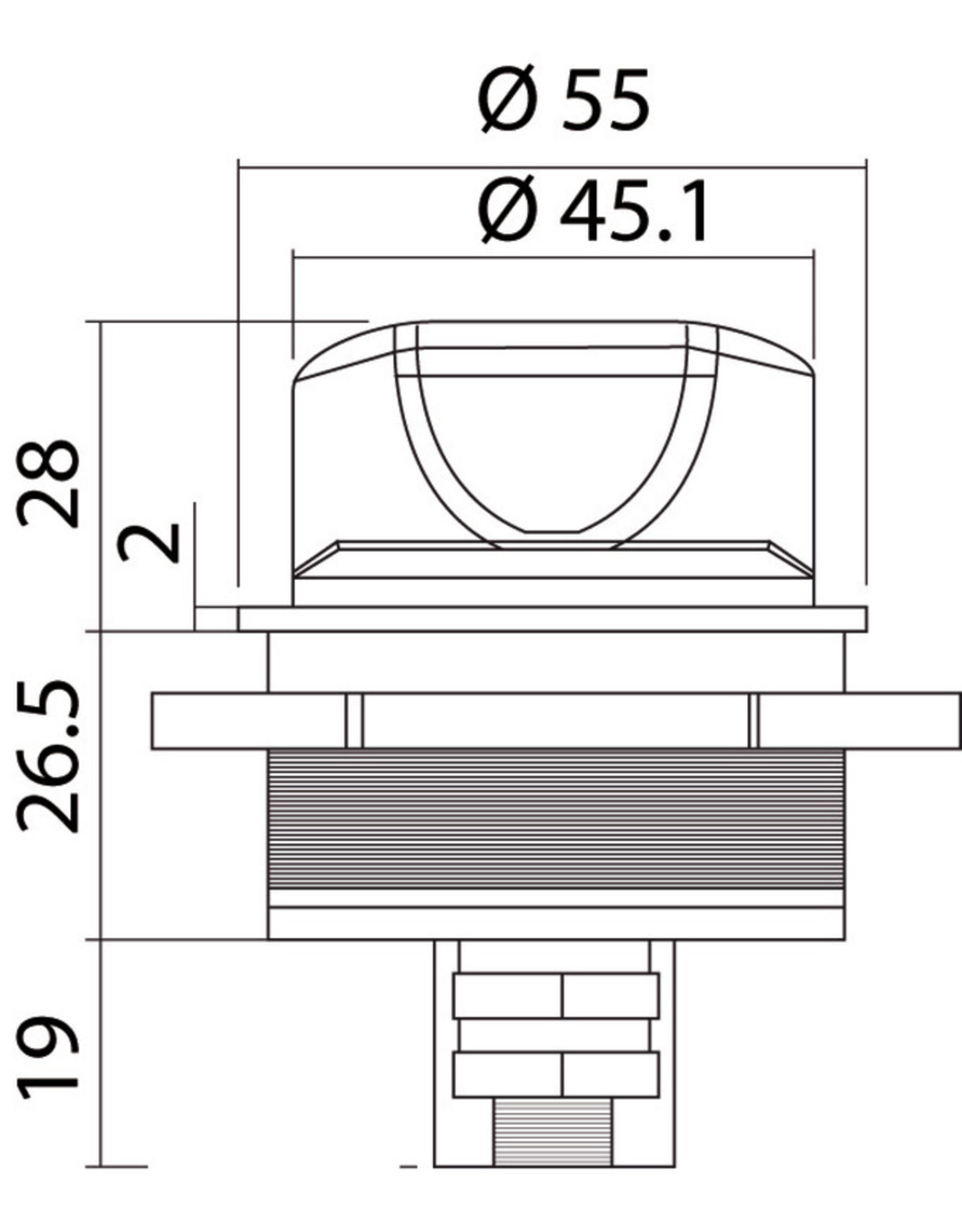 Compacte batterijschakelaar 32 V DC 300 A