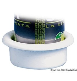 Osculati Einbau-Glashalter ABS weiß Ø 75 mm