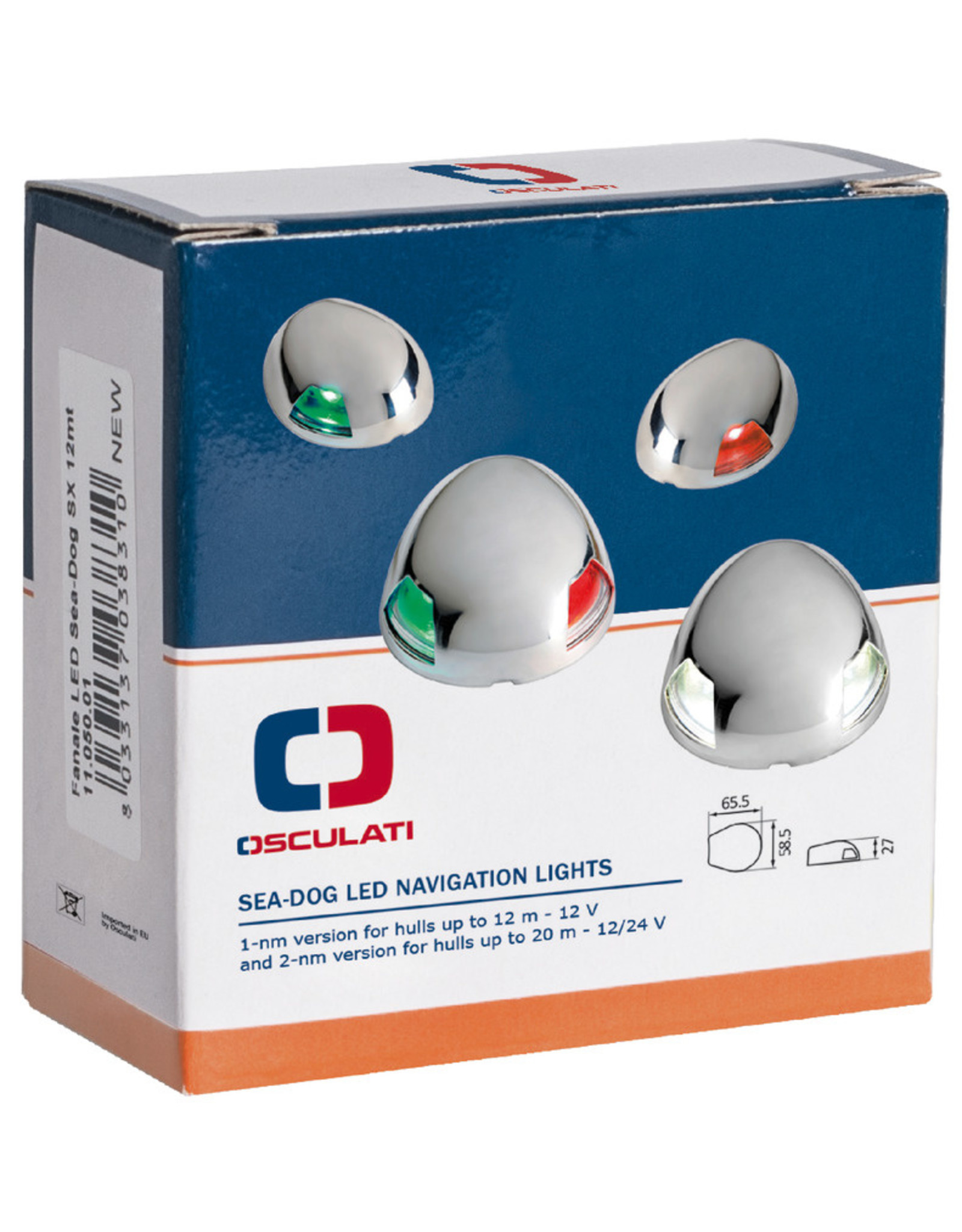 Osculati Led navigatieverlichting 225° bicolor 12 m