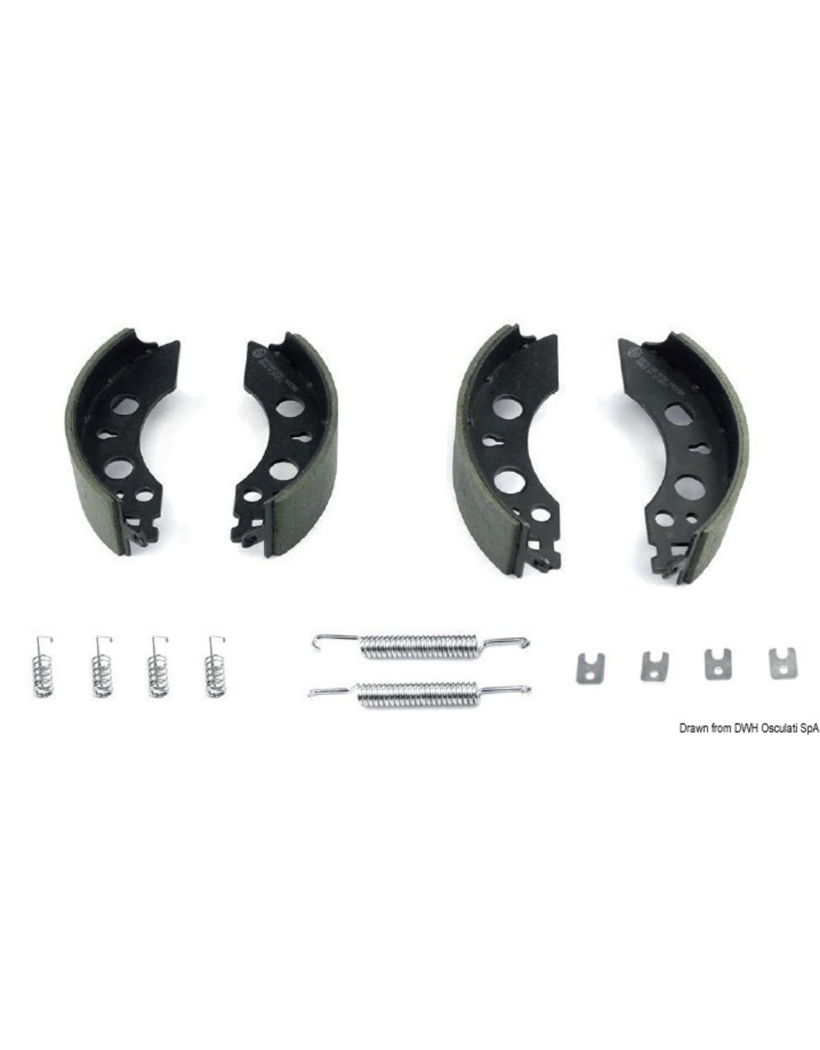 Osculati Bremsbacken für KNOTT-Achse 20-2425/1