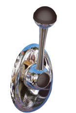 Allpa Single-lever motor control CH2850, side mounting, without twist-grip switch