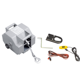 Allpa Elektrische Anhängerwinde 12 V, max. 50 A, inklusive Fernbedienung (1500 kg)