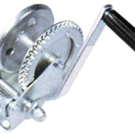 Allpa Galvanised trailer winch 4.1:1, pulling force 635 kg, 1-way ratchet