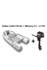 Zodiac Zodiac Cadet 230 Airdeck + Mercury 2,5 – 3,5 PS 4-Takt