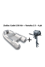 Zodiac Zodiac Cadet 230 Airdeck + Yamaha 2.5 - 4 pk 4-takt