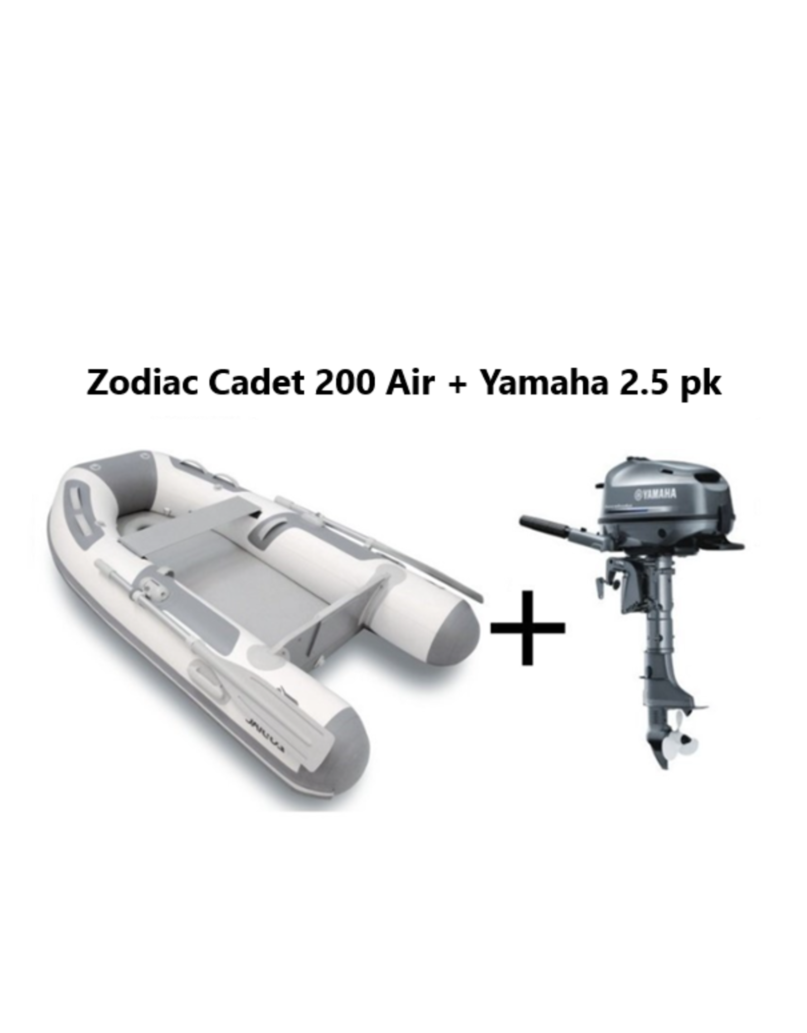 Zodiac Zodiac Cadet 200 Airdeck + Yamaha 2.5 hp 4-stroke