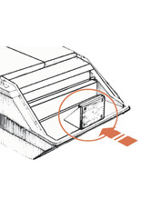 Osculati Outboard motor bracket for deck mounting
