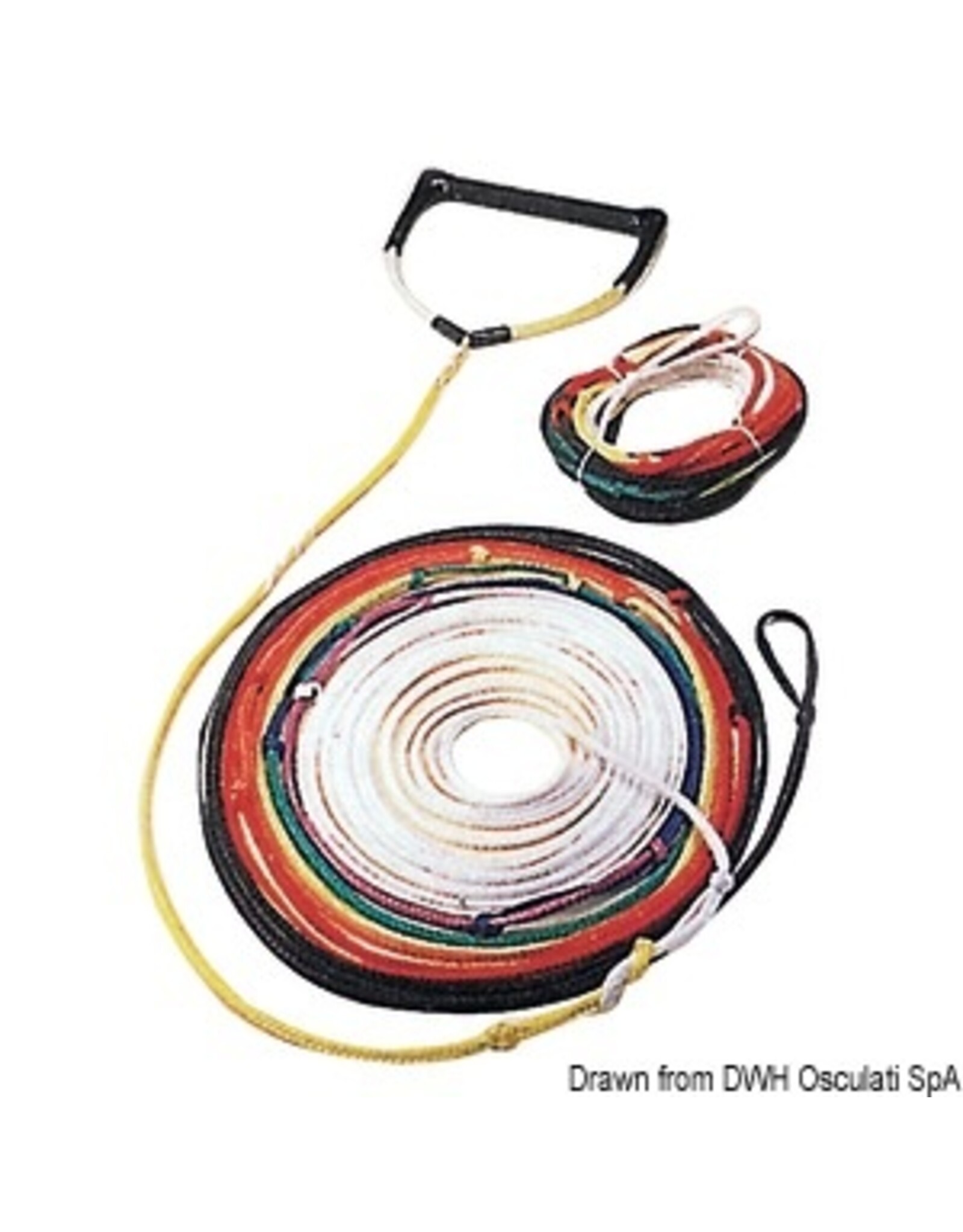 Osculati Coloured 8-piece tow cable