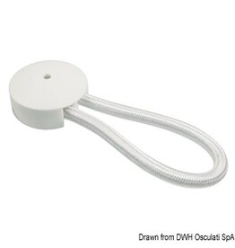 Osculati Elastic hook, white, 80 mm