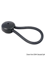 Osculati Elastischer Haken schwarz 80 mm