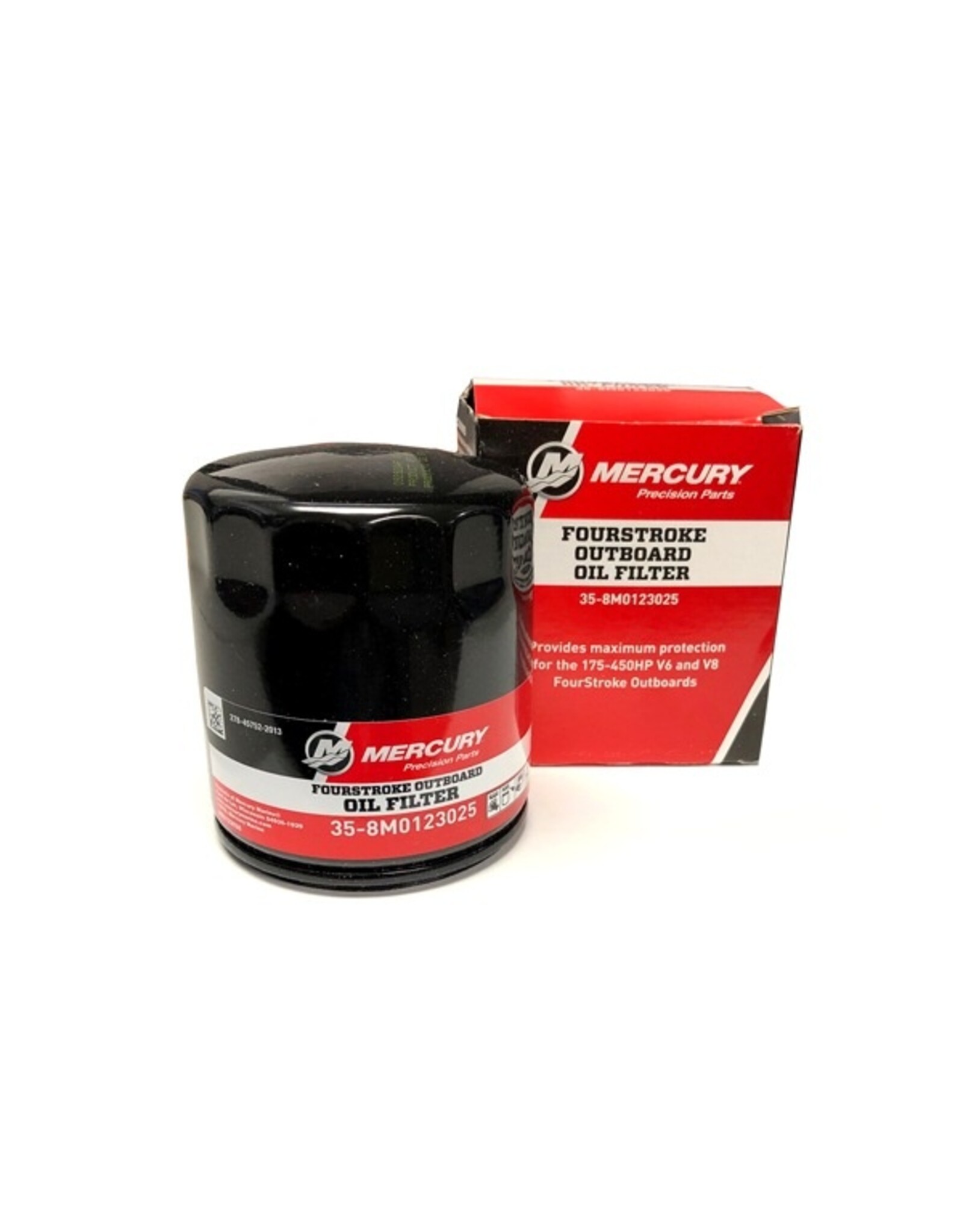 Mercury Mercury oil filter 175 to 450 hp V6 (3.4L) & V8 (4.6L)