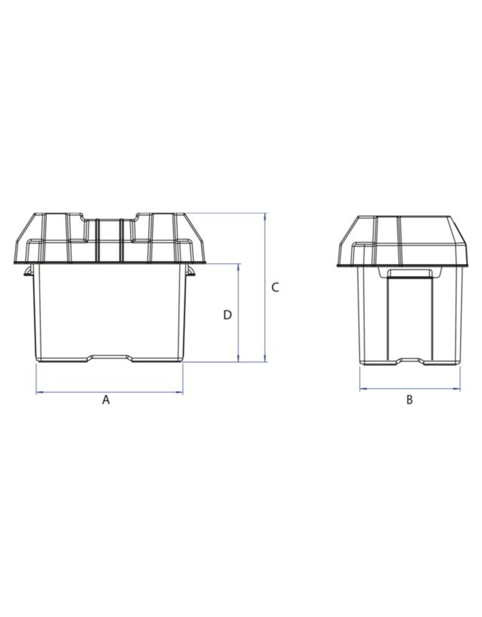 Talamex Talamex Batteriebox in verschiedenen Größen
