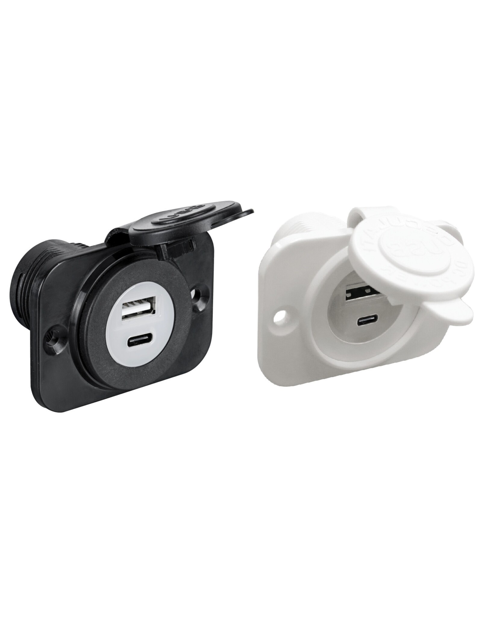 Osculati 12 V dubbele USB (USB-A & USB-C) aansluiting