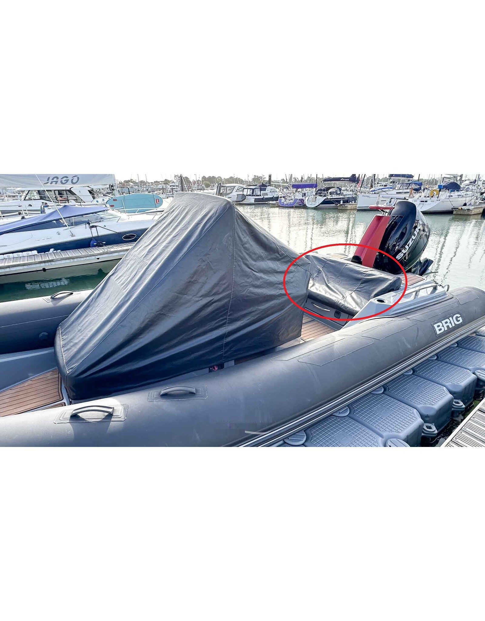 BRIG 1670.30.70.01-1 BRIG Gesamtbezug für E6.7 Rücksitz in Schwarz