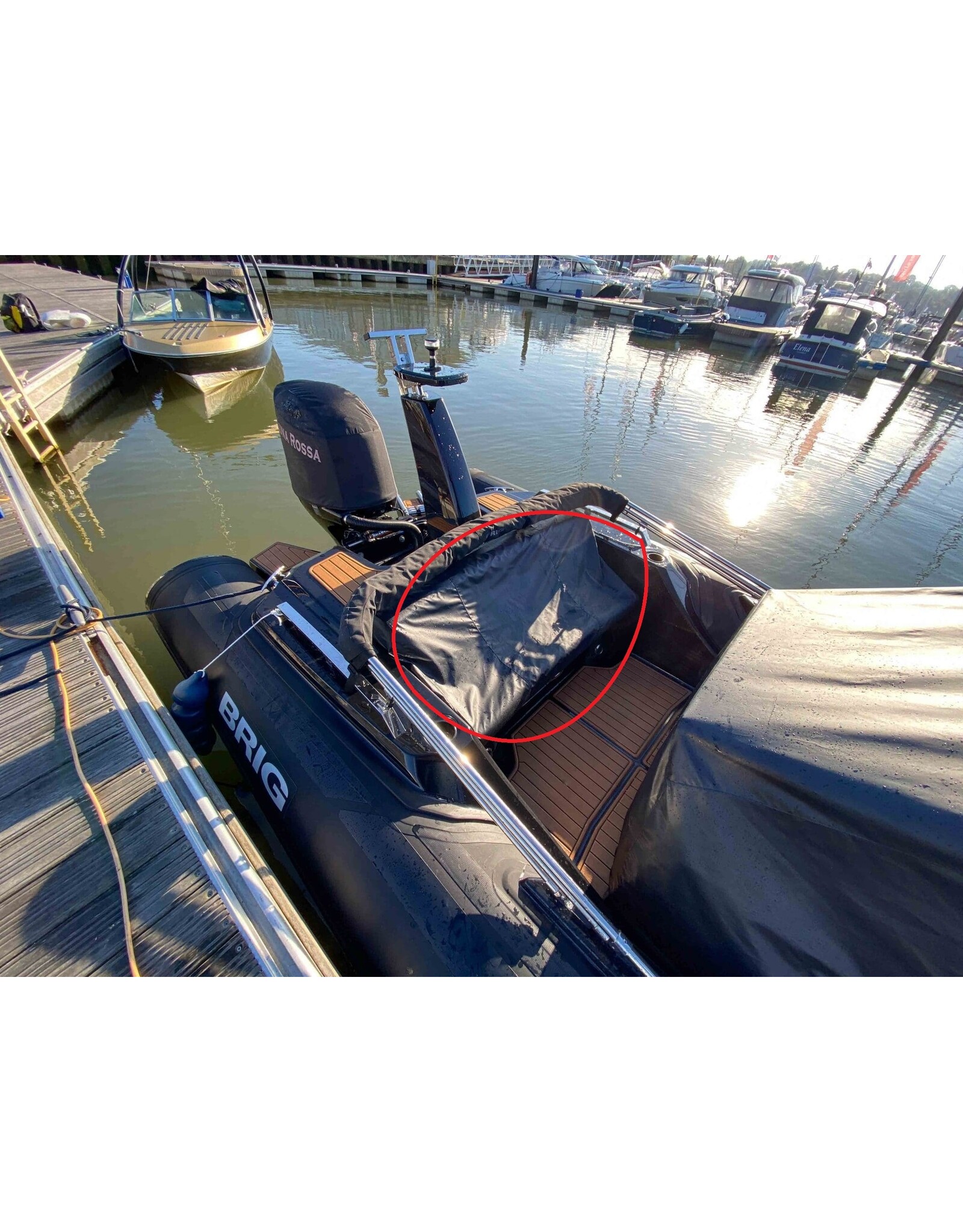 BRIG 1670.30.70.01-1 BRIG Gesamtbezug für E6.7 Rücksitz in Schwarz