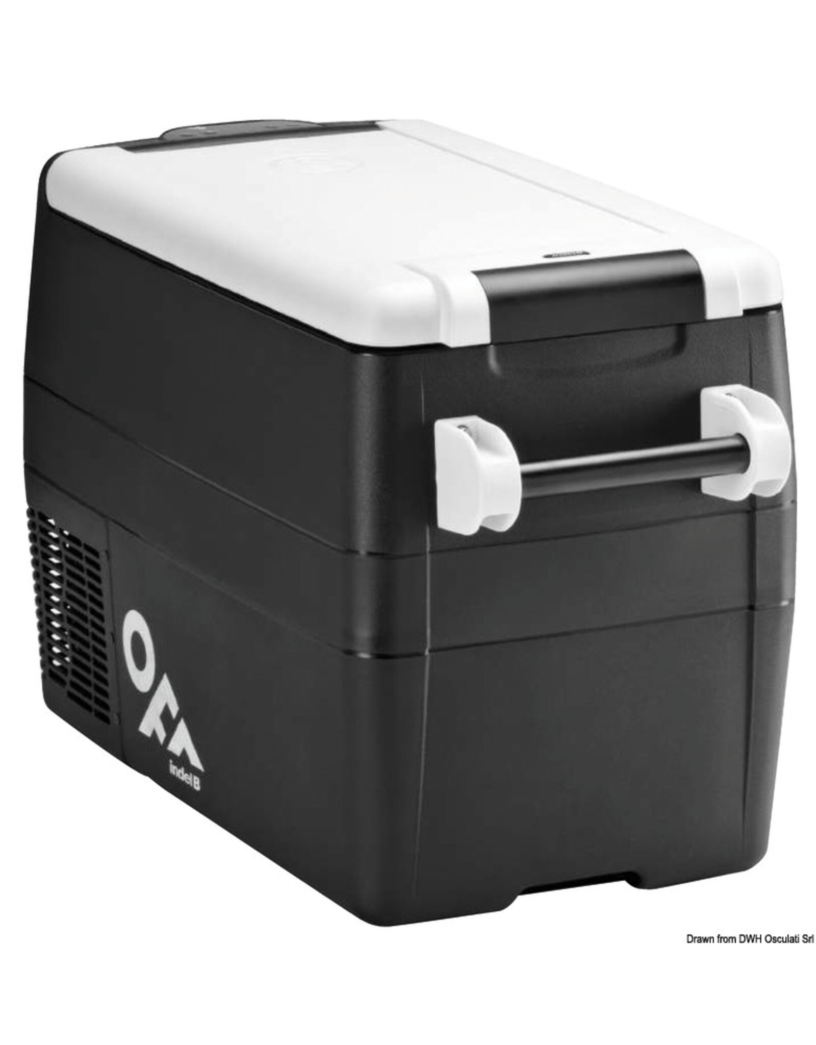 Osculati Kühlbox mit Kompressor Isotherm TB51, 12 V / 24 V / 230 V, 49 Liter + Anschlusskabel