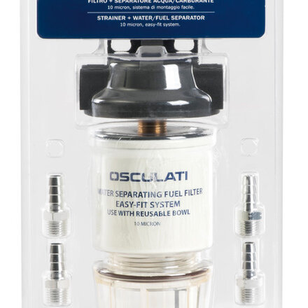 Osculati Filter + water/fuel scheidingsfilter met 10 micron cartridge