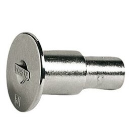 Osculati Chromed brass FUEL 30° angled deck plug 38 mm