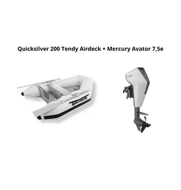 Quicksilver Quicksilver 200 Tendy Airdeck + Mercury Avator 7,5e