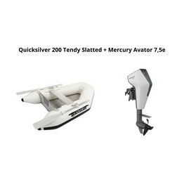Quicksilver Quicksilver 200 Tendy Slatted + Mercury Avator 7.5e