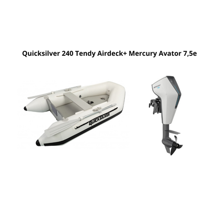 Quicksilver Quicksilver 240 Tendy Airdeck + Mercury Avator 7,5e