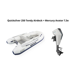 Quicksilver Quicksilver 250 Tendy Airdeck + Mercury Avator 7.5e