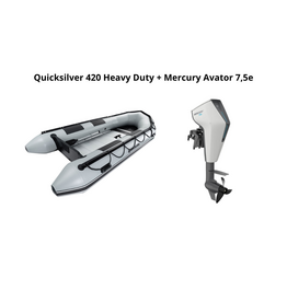Quicksilver Quicksilver 420 Heavy Duty + Mercury Avator 7.5e