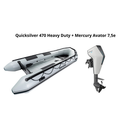 Quicksilver Quicksilver 470 Heavy Duty + Mercury Avator 7.5e