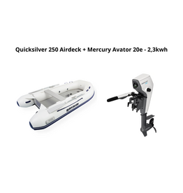 Quicksilver Quicksilver 250 Airdeck + Mercury Avator 20e - 2,3kwh