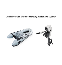Quicksilver Quicksilver 250 SPORT + Mercury Avator 20e - 2,3kwh