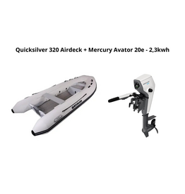 Quicksilver Quicksilver 320 Airdeck + Mercury Avator 20e - 2,3kwh