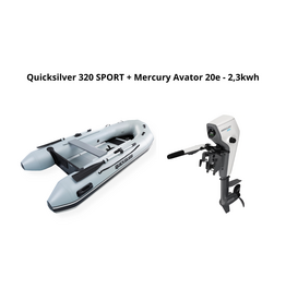 Quicksilver Quicksilver 320 SPORT + Mercury Avator 20e - 2,3kwh