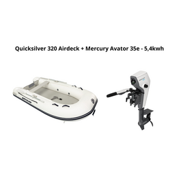 Quicksilver Quicksilver 320 Airdeck +  Mercury Avator 35e - 5,4kwh