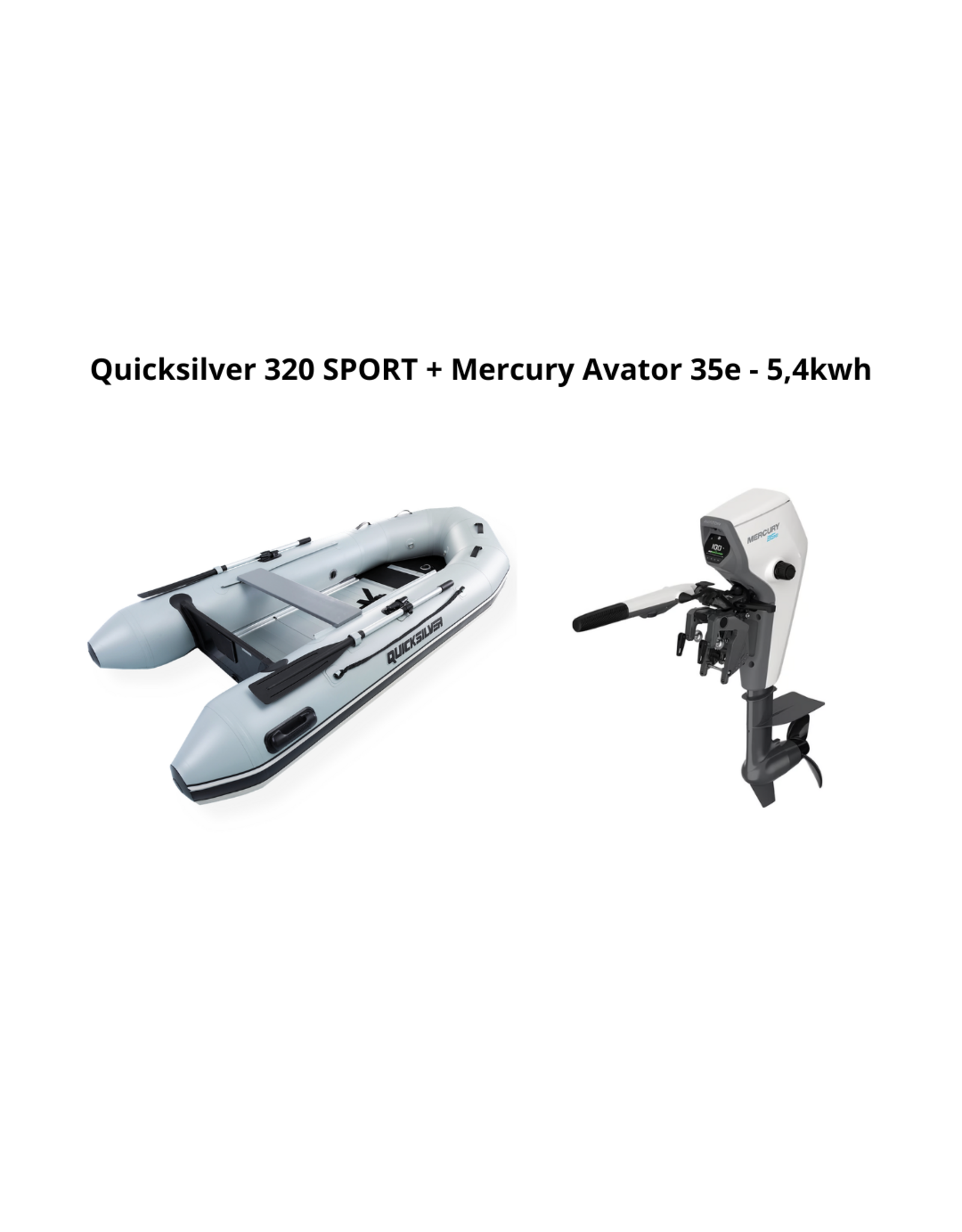 Quicksilver Quicksilver 320 SPORT + Mercury Avator 35e - 5,4kwh