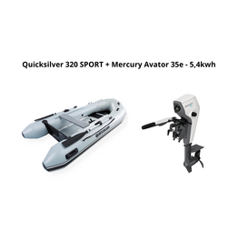 Quicksilver Quicksilver 320 SPORT + Mercury Avator 35e - 5,4kwh