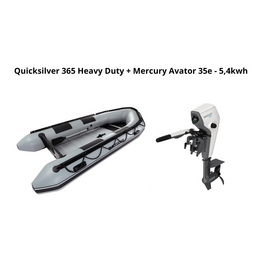 Quicksilver Quicksilver 365 Heavy Duty + Mercury Avator 35e - 5,4kwh