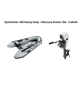 Quicksilver 420 Heavy Duty + Mercury Avator 35e - 5,4 kwh