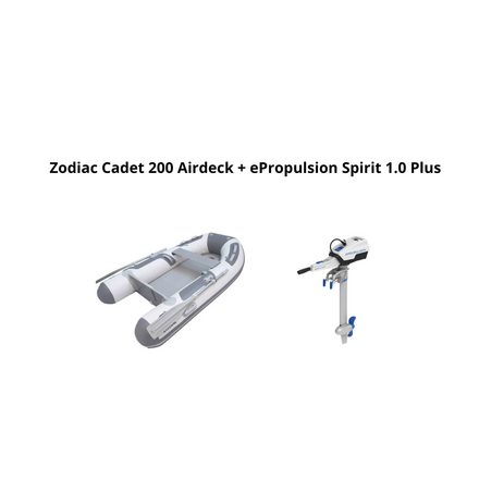 Zodiac Cadet 200 Airdeck + ePropulsion Spirit 1.0 Plus