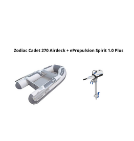 Zodiac Cadet 270 Airdeck + ePropulsion Spirit 1.0 Plus
