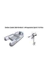 Zodiac 350 Airdeck + ePropulsion Spirit 1.0 Plus