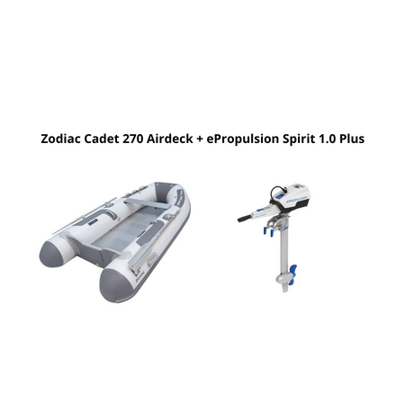 Zodiac Cadet 270 Alu + ePropulsion Spirit 1.0 Plus